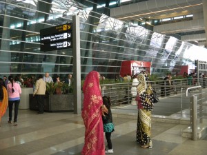 きれいになったインディラ・ガンディー国際空港