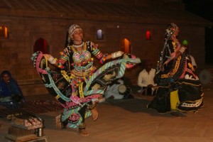 ラジャスタン地方のジプシーの踊り