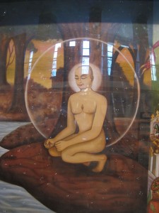 マハヴィーラの悟りを開いた時の絵