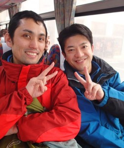 ガイドをしてくれたSさんと旅行会社のSさん　ｗ　Sさん
