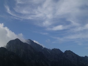 剣沢小屋からの剱岳