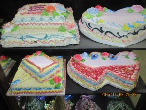 カラフルケーキ