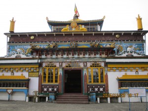 ガントクのチベット寺院